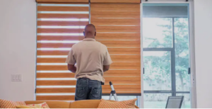 sliding door roller blinds